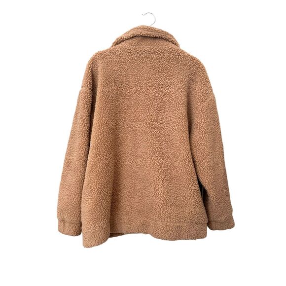 I.AM.GIA Pixie Teddy Oversized Coat Tan Medium - Picture 4 of 5